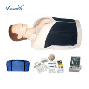 Simulatore di RCP a Mezzo Busto, Attrezzatura per Addestramento di Primo Soccorso, Manichino Educativo per RCP - Product Image 1