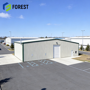 Bâtiment en acier personnalisable pour les petites entreprises, hangar préfabriqué pour équipements, entrepôt de stockage - Product Image 2