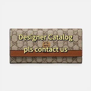 2024 Designer Wallet Catalog women genuine leather luxury wallet men minimalist key ladies designer wallet for women