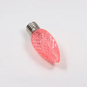 LED Pink C9 Replacement Christmas Lights 25 Pack