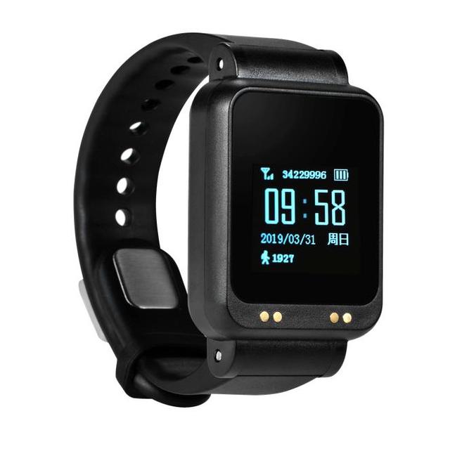 USA Market Elderly Emergency GPS Tracking Bracelet Monitor with Free Tracking System Heart Rate Temperature
