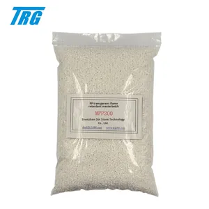 ชุดมาสเตอร์แบทช์สารหน่วงไฟโปร่งใสสำหรับโพลีเมอร์บริสุทธิ์เพิ่มโคมไฟและแผ่นใส100% ความบริสุทธิ์สูง - Product Image 1