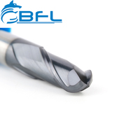 Para BFL Carbie herramienta de acero de tungsteno recubierto de diamante punta de bola Endmill máquina cortadora de fresado OEM y ODM compatible