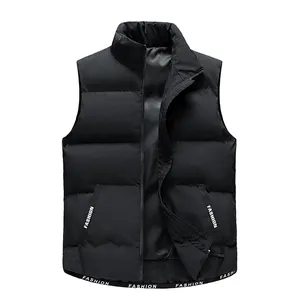 Custom wholesale clothes sleeveless OEM male waterproof clothing winter down men body warmer vest