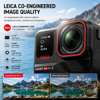 Cámara de Acción Insta360 Ace Pro 2 8K, Cámara Deportiva Resistente al Agua con Estabilización IA, Lente Leica para Vlog, Viajes al Aire Libre