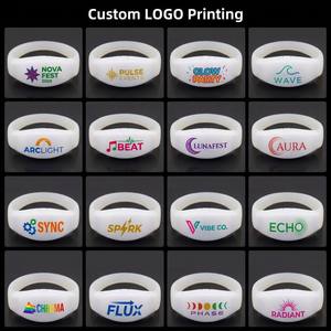 Bracelet LED <span class=keywords><strong>en</strong></span> silicone synchronisé par DMX, bracelet lumineux RF RGB, logo personnalisé pour concert, événement, fête, vente <span class=keywords><strong>en</strong></span> gros - Product Image 4