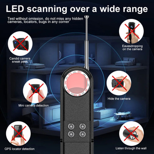 Détecteur de <span class=keywords><strong>cam</strong></span>éra portable, alarme personnelle, scanner de signal RF, détecteur anti-traceur GPS, <span class=keywords><strong>cam</strong></span>éra cachée pour la sécurité de la voiture et de la maison - Product Image 2