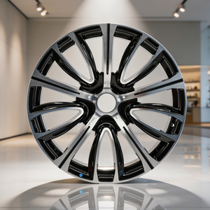 Jantes en alliage forgé 6061-T6 noires 19"8.5J ET25 19"9.5J ET40 20"8.5J ET30 20"9.5J ET35 5x120 pour BMW Série 3 Série 5 X3 X5 <span class=keywords><strong>X6</strong></span> - Product Image 1