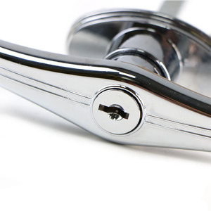<strong>Customization</strong> Silver 104mm Canopy Replacement <strong>T</strong> <strong>Handle</strong> Garage Roller Door <strong>Lock</strong> with 2 Keys - Product Image 5