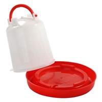Nouveau Distributeur et Abreuvoir Manuel en PE de 1,5 kg pour Poulets, Facile à Utiliser, Vente Directe Usine pour l'Alimentation de la Volaille