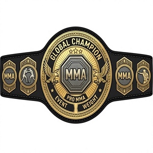 เข็มขัดแชมป์มวยปล้ำผสมแบบมืออาชีพ เข็มขัดแชมป์ MMA แบบกำหนดเองได้ เข็มขัดแชมป์เฮฟวี่เวทสำหรับผู้ใหญ่ - Product Image 1