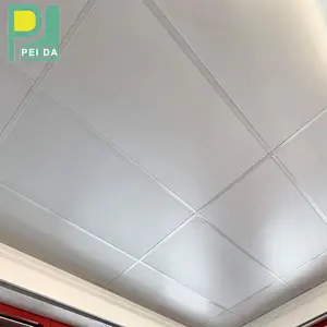 Panel de pared y techo de yeso de PVC laminado al mejor precio de fábrica de China para dormitorio