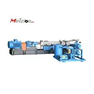 Parallel twin screw extrusion machine for engineering plastic granules