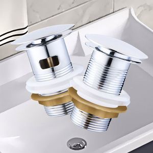 Siphon de vidange Gotega G1 1/4" en chrome pour lavabo et baignoire, avec filtre à cheveux en maille et trop-plein - Product Image 6