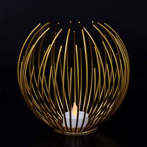 Nouveauté 2026 : Porte-bougies en fil doré en forme de nid d'oiseau, pour dîner romantique aux chandelles, récipient à bougies et autres supports à bougies - Product Image 2