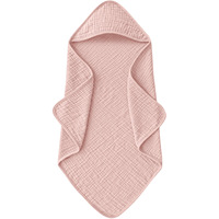 Serviette de bain carrée pour bébé nouveau-né en coton tricoté super doux à séchage rapide avec capuche, écologique, pour une utilisation toute l'année à la maison
