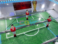 BON PROFIT Jeu de Battle Soccer d'intérieur Table de baby-foot à pièces Arcade Soccer Table Game Amusement Machine