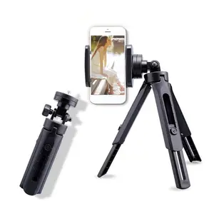 Live-uitzending Draagbare Handheld Mini Opvouwbare Accessoires Statief Stand Duurzaam Stabilizer Houder Base Universele Mobiele Telefoon