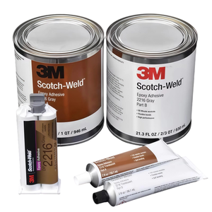 Adhésif époxy <span class=keywords><strong>3M</strong></span> Scotch-Weld <span class=keywords><strong>2216</strong></span> résistant aux températures cryogéniques, bicomposant, pour les industries du transport, de la construction et de la réparation d'appareils - Product Image 6