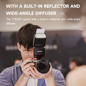 ใหม่ arriavel เดิม GODOX thinklite TT520III สปีดไลท์กล้องไฟแฟลชสำหรับ <span class=keywords><strong>Nikon</strong></span> Pentax Olympus Fujifilm Canon - Product Image 4