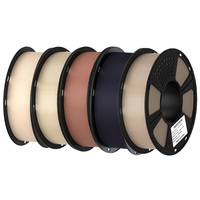Geeetech US West Warehouse 1,75mm PLA Holzfilament mit Echten Holzfasern 335m Länge 1KG CE-Zertifiziert 3D-Druckmaterial