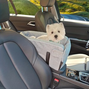 Asiento Elevador Ovalado para Perros Pequeños, con Bolsillos de Almacenamiento, para el Asiento Central del Coche, Diseño Sólido, para Perros y Gatos, en Oferta - Product Image 3