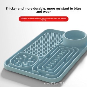 For Bestseller New Silicone Gel Pet Feeding Tray Slow-Feeding Extra-Large Thickened <b>Bite</b>-Resistant Wear-Resistant for Cats - Product Image 4