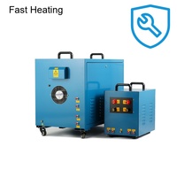 Machines de forgeage par induction électromagnétique à chauffage rapide et stable de 15 kW, de pointe et en promotion, pour le préchauffage des barres d'acier