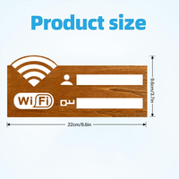 Ahşap Wifi Kablosuz Ağ Levhası El Yazısı Wifi Bilgi Panosu Duvar Sanatı Plakası Ev ve İşyeri Dekorasyonu İçin