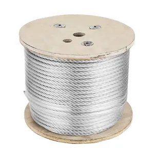 高品质绳索钢丝绳10毫米30毫米钢缆1x19镀锌钢丝绳