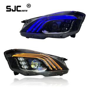 SJC Auto accesorios de coche para Mercedes Benz Clase S W221 conjunto de Faros 06-13 lente LED modificada estilo <span class=keywords><strong>Maybach</strong></span> faro delantero - Product Image 1