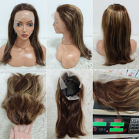 Promotion 32$ Letsfly Perruques Bob Lace Frontal 13x4 Gris Uni 16 18 Pouces Ligne de Cheveux Naturelle Cheveux Humains Vente en Gros 4T350T4