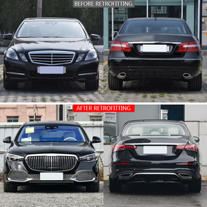Kit de Carrocería para <span class=keywords><strong>Mercedes</strong></span> Clase <span class=keywords><strong>E</strong></span> W212 2009-2016, Actualización a W213 S680 Maybach 2022, Parachoques Delantero y Trasero, Piezas de Modificación de Luces - Product Image 3