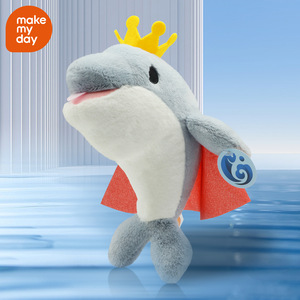Super doux nouveau dauphin requin en peluche personnalisable ODM mariage jeter poupée cadeau main lettre PP coton brodé <span class=keywords><strong>Aquarium</strong></span> - Product Image 3