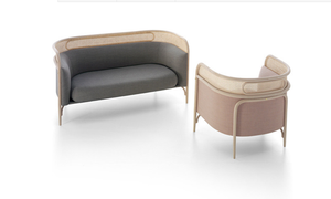 Sofá de ratán con nuevo diseño, soporte clásico de madera, <span class=keywords><strong>sin</strong></span> <span class=keywords><strong>respaldo</strong></span> - Product Image 4