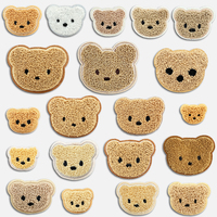 Offre Spéciale : Patchs en Chenille Personnalisés Motif Petit Ours, Écussons Brodés pour Vêtements, Patchs à Coudre en Forme d'Ours