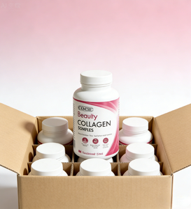 Capsules de collagène blanchissantes pour la peau, marque privée OEM, collagène marin hydrolysé, vitamine C, anti-âge, éclaircissant pour une peau éclatante - Product Image 5