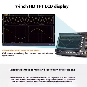 ลิลลิพุต SDS210 ออสซิลโลสโคปดิจิตอลอเนกประสงค์ ช่วงความถี่ 100MHz-200MHz อัตราการสุ่มตัวอย่าง 1GSa/s ความละเอียด 14 บิต รับประกัน 1 ปี - Product Image 2