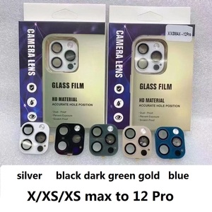 3D secondo cambio posteriore adesivo per fotocamera posteriore per <span class=keywords><strong>iPhone</strong></span> <span class=keywords><strong>X</strong></span> XR XS MAX <span class=keywords><strong>Cover</strong></span> per obiettivo per fotocamera parti di ricambio - Product Image 4