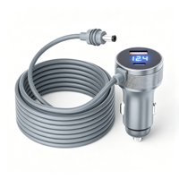 Adaptateur de voiture Starlink Mini 3M 10FT 3-en-1 12V DC PD30W, câble de charge rapide double, affichage de la tension, étanche, cordon 18AWG pour camions et camping-cars