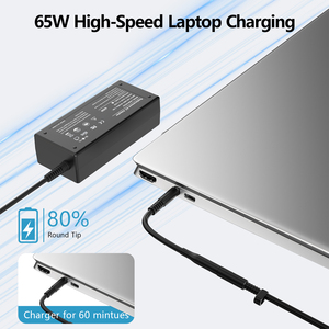 Adaptateur <span class=keywords><strong>de</strong></span> chargeur rapide 65W pour ordinateurs portables Dell avec prise <span class=keywords><strong>en</strong></span> charge PD - Fournisseur d'usine - Product Image 4