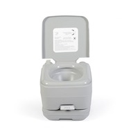 Siège en plastique mobile pliable de toilette extérieure portative carrée de 10L pour le camping pour des accessoires extérieurs de RV