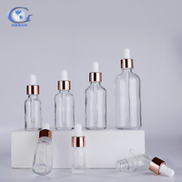 Klare Glas-Probenfläschchen 5ml 10ml 15ml 20ml 30ml 50ml, Leere Fläschchen für Parfüm- und Kosmetiköl-Proben