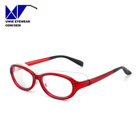 Monture de prescription ovale personnalisée OEM TPEE&TR90, anti-lumière bleue, pour enfants et adolescents, taille 50-17-130, fournisseur direct d'usine