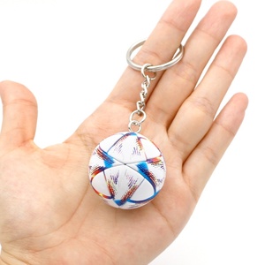 Llavero de Fútbol 3D de Cuero PU, Recuerdo, Anillo para Llaves para Hombres y Mujeres, Fanáticos del Fútbol, Regalo para Novio, Colgante para Bolsa - Product Image 6