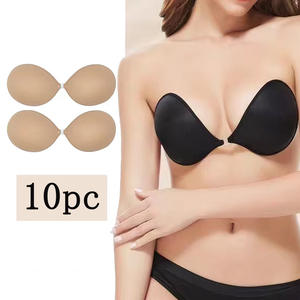 Soutien-gorge adhésif sans bretelles For Sexy Feather-<span class=keywords><strong>Lite</strong></span> F700 <span class=keywords><strong>Nude</strong></span> B, sans armatures, fermeture avant, respirant, usage quotidien, bonnet 3/4, uni - Product Image 6