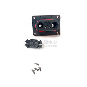 Connecteur hybride haute tension 2 broches + 8 broches prise et prise en plastique à angle droit pour Moto de puissance automobile - Product Image 3