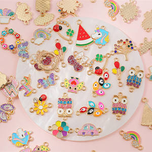 สร้อยข้อมือโลหะสองรูรูปผีเสื้อดอกไม้นกฮูกหัวใจผึ้งเสน่ห์สร้อยข้อมือพืชฤดูใบไม้ผลิเครื่องประดับเชื่อมต่ออุปกรณ์เสริม - Product Image 2