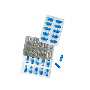 Fábrica al por mayor de suplementos de hierbas Epimedium y Maca 0 # cápsulas píldoras azules para mejorar el deseo de los hombres - Product Image 3