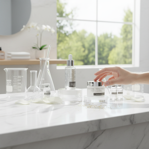 Kit Antiarrugas y Aclarante de Primera Calidad con Bola de Péptidos Antienvejecimiento y Ampolla Blanqueadora con Crema Facial Hidratante para Uso Diario - Product Image 3